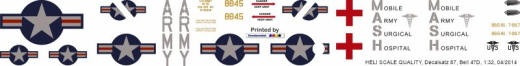 Bell 47D - US Army MASH - Decal 87 - 1:32