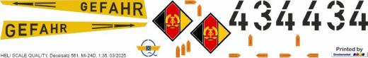 Mi-24 - NVA 434 - Decal 561 - 1:35