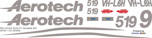UH-60 - Aerotech VH-L6H - Decal 653 - 1:48