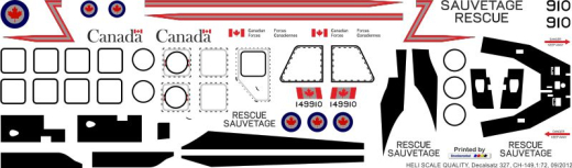 CH-149 - Canadian Forces 910 - Decal 327 - 1:72