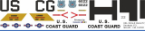 MH-60T - US Coast Guard white-red - 6022 - Decal 272 - 1:35