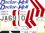 EC 145 - Doctor-Heli - JA6010 - Decal 133 - 1:24