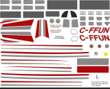 Bell 222 - C-FFUN - Decal 303 - 1:24