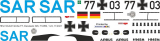 H145M / EC 145T2 - Bundeswehr SAR - 77+03 - Decal 326 - 1:24