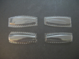 A 129 - Folieteile Triebwerke hinten eckig 0.3 mm