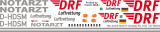 H145 / EC 145T2 - DRF - D-HDSM - Decal 353 - 1:24