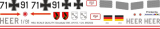 UH-1D - Bundeswehr Heer 71+91 - Decal 356 - 1:48
