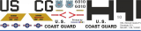 MH-60T - US Coast Guard weiß-rot - 6010 - Decal 321 - 1:48