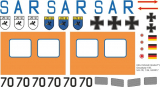 UH-1D - Bundeswehr SAR 70+70 - Decal 156 - 1:48