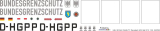 Bell 212 - Bundesgrenzschutz - D-HGPP - Decal 402 - 1:35