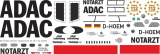 EC 135 - ADAC - D-HOEM - 40 Jahre Christoph 30 - Decal 453 - 1:32