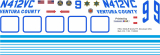 Bell 412 - Ventura County - N412VC - Decal 464 - 1:35