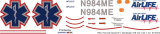 EC 145 - San Antonio Air Life - N984ME - Decal 479 - 1:32