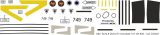 AH-64D - Israel Air Force 749 - Decal 107 - 1:43