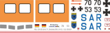 UH-1D - Bundeswehr SAR 70+53 - Decal 509 - 1:32