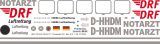Bell 412 - DRF - D-HHDM - Decal 521 - 1:35