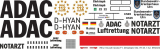 H145 / EC 145T2 - ADAC - D-HYAN Christoph 22 - BwKh Ulm - Decal 532 - 1:24
