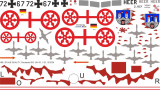 UH-1D - Bundeswehr Heer 72+67 - 40 years THR 30 - Decal 553 - 1:24