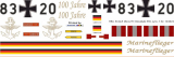 Sea Lynx - Bundeswehr Marine 83+20 - 100 Jahre Marineflieger - Decal 555 - 1:32
