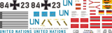 CH-53 - Bundeswehr Heer 84+23 - UNSCOM - Decal 563 - 1:48