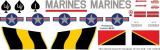 UH-1C Huey - US Marines - Decal 18 - 1:24