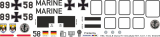S-61 - Bundeswehr Marine - 89+58 old version - Decal 567 - 1:72