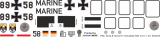 S-61 - Bundeswehr Marine - 89+58 new version - Decal 568 - 1:72