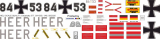 CH-53 - Bundeswehr Heer 84+53 - Decal 577 - 1:48