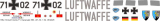 UH-1D - Bundeswehr Luftwaffe 71+02 - Decal 583 - 1:24