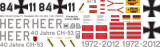 CH-53 - Bundeswehr Heer 84+11- 40 years CH-53 - Decal 604 - 1:48