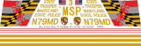 AS 365 - Maryland State Police - N79MD - Decal 610 - 1:24