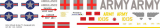 UH-1B - US Army Med Det 10135 - Decal 629 - 1:24