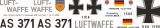 SA 318C - Luftwaffe AS 371 - Decal 636 - 1:32