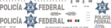 UH-60 / S-70A - Federal Police Mexico FP-107 - Decal 454 - 1:48