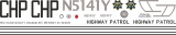 MD 500D - California Highway Patrol neu - N5141Y - Decal 657 - 1:18