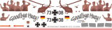 UH-1D - Bundeswehr 73+08 - Goodbye Huey - Decal 661 - 1:48