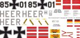 CH-53 - Bundeswehr Heer 85+01 - Decal 667 - 1:48