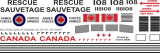 CH-118 - Canadian Armed Forces yellow 108 - Decal 124 - 1:32