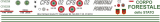 Hughes 500C - Forestale - CFS02SB - Decal 92 - 1:18