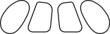 MD 520N - Decal window frames - Decal 373 - 1:15