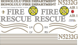 MD 520N - Honolulu Fire Department - N5232G - Decal 165 - 1:15