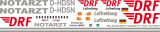 H145 / EC 145T2 - DRF - D-HDSN - Decal 207 - 1:24