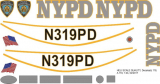 A 119 - NYPD - N319PD - Decal 118 - 1:24
