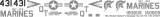 AH-1W - US Marines - Decal 142 - 1:35