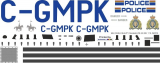 AS 350 - Polizei Kanada - C-GMPK - Decal 209 - 1:18