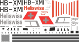 AS 350 - Heliswiss - HB-XMI - Decal 119 - 1:18