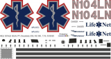 AS 350 - Mercy Air - N104NL - Decal 255 - 1:18