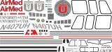 Bell 407 - University of Utah Air Med - N407UH - Decal 74 - 1:32