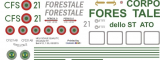 Bell 412 - Forestale - CFS21AB - Decal 97 - 1:35