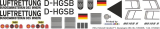 Bo 105CBS - Luftrettung BMI - D-HGSB - Decal 250 - 1:24